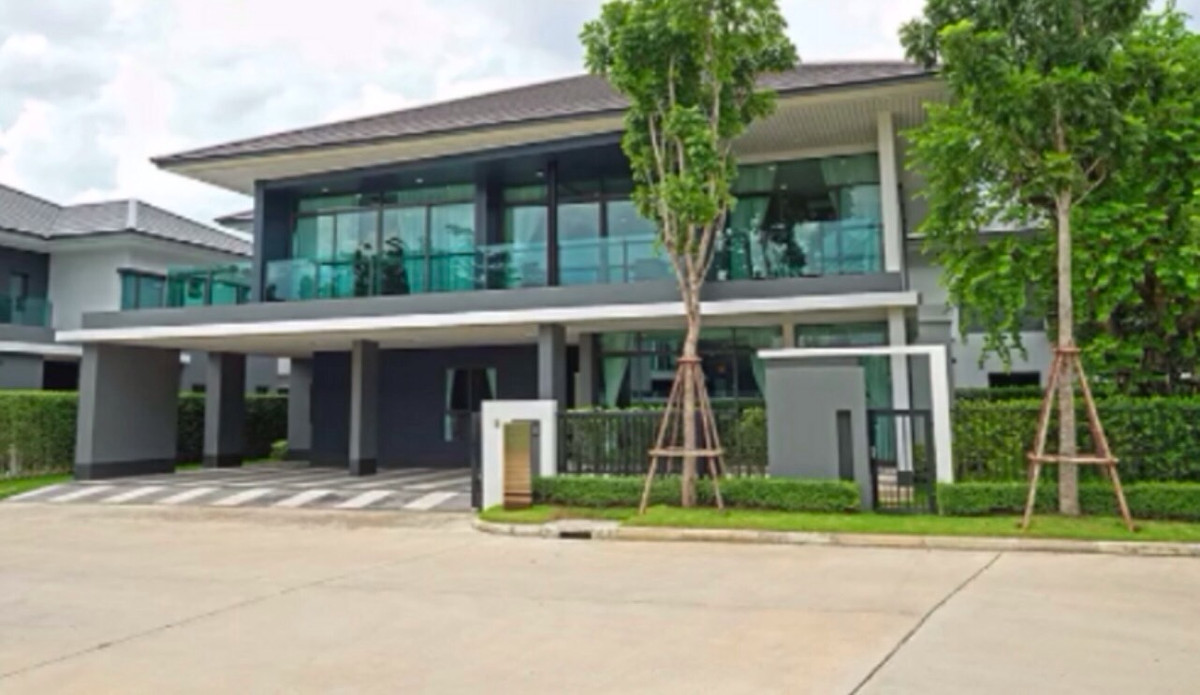 For RentHousePattanakan, Srinakarin : 2-story detached house for rent, Krungthep Kreetha, near Brighton College, Bangkok.