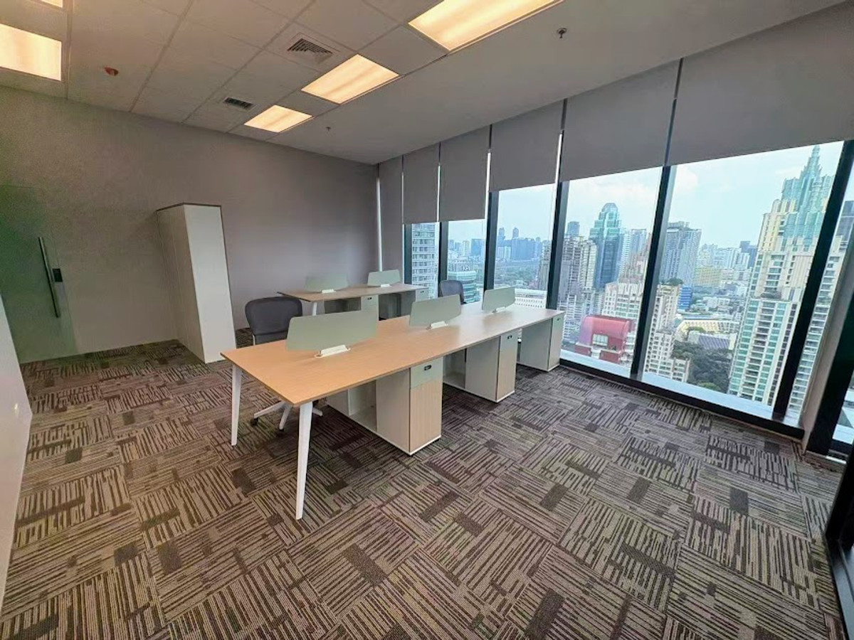 For RentOfficeWitthayu, Chidlom, Langsuan, Ploenchit : For RENT Serviced Office PIER111 55sqm Ready to Move Near BTS Chit Lom Central World Pratunam Siam Paragon