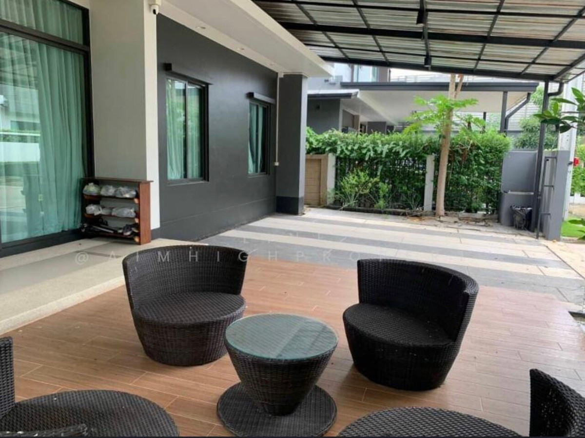 For RentHousePattanakan, Srinakarin : 2-story detached house for rent, Krungthep Kreetha, near Brighton College, Bangkok.