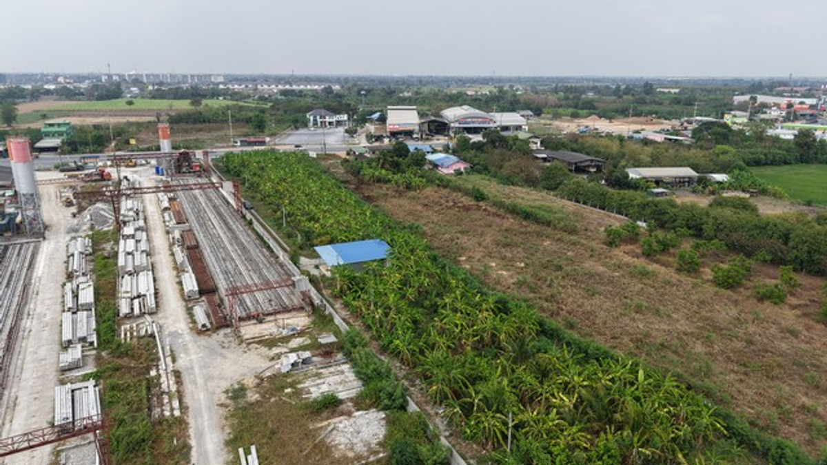 ขายที่ดินนครปฐม : โอกาสทองนักลงทุน ที่ดินติดถนนใหญ่กำแพงแสน 9 ไร่กว่า หน้ากว้าง 95 เมตร ทำเลศักยภาพสูง เติบโตต่อเนื่องในนครปฐม