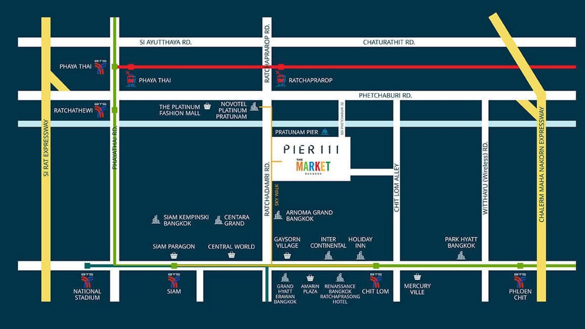 For RentOfficeWitthayu, Chidlom, Langsuan, Ploenchit : For RENT Serviced Office OK Space @PIER 111 55sqm Ready to Move Near BTS Chit Lom Central World Pratunam Siam Paragon