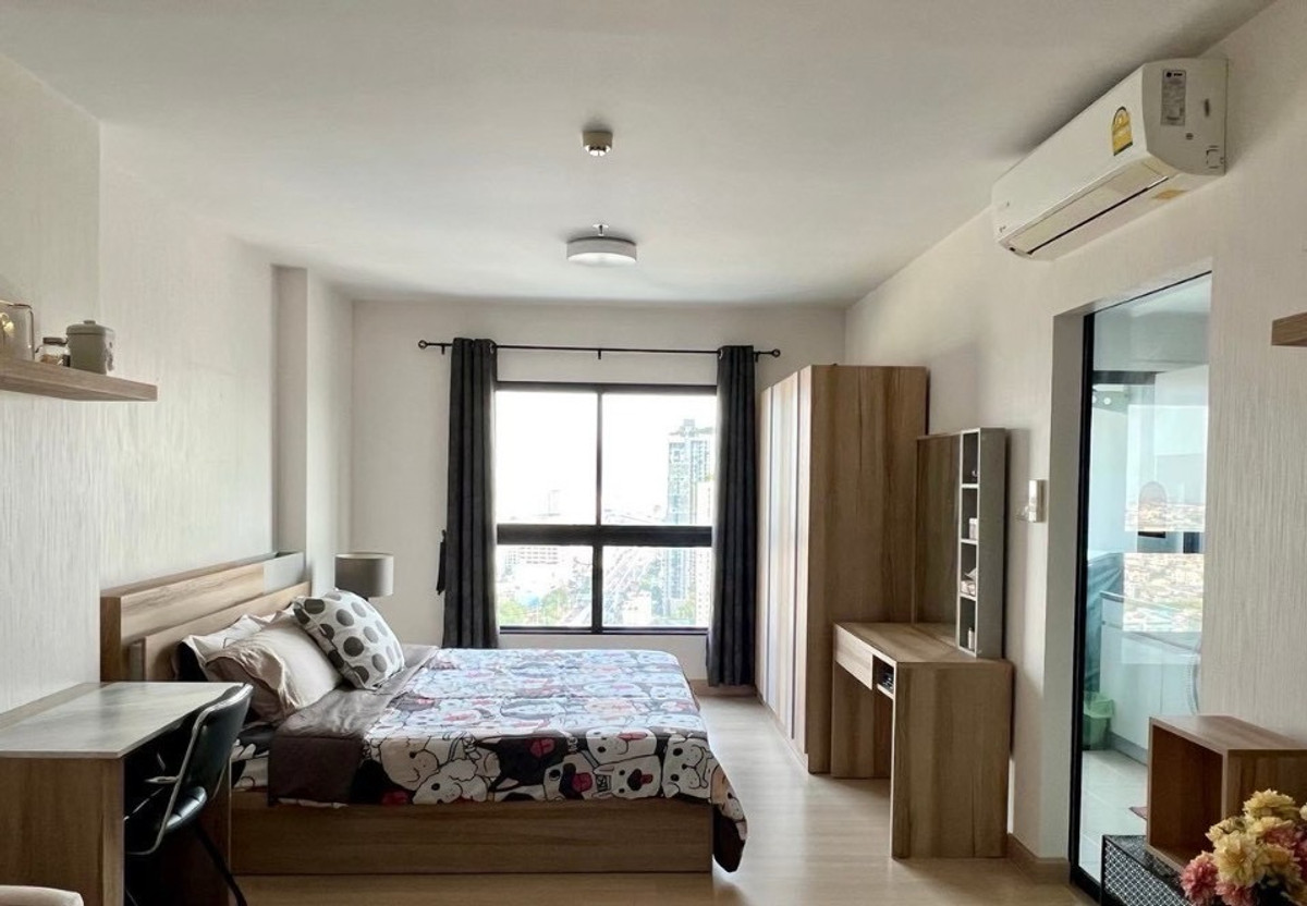 ให้เช่าคอนโดท่าพระ ตลาดพลู วุฒากาศ : 💙 @condocurator 💙 ให้เช่า Supalai Loft Talat Phlu Station มีเครื่องซักผ้า พร้อมเข้าอยู่ [PM4718]