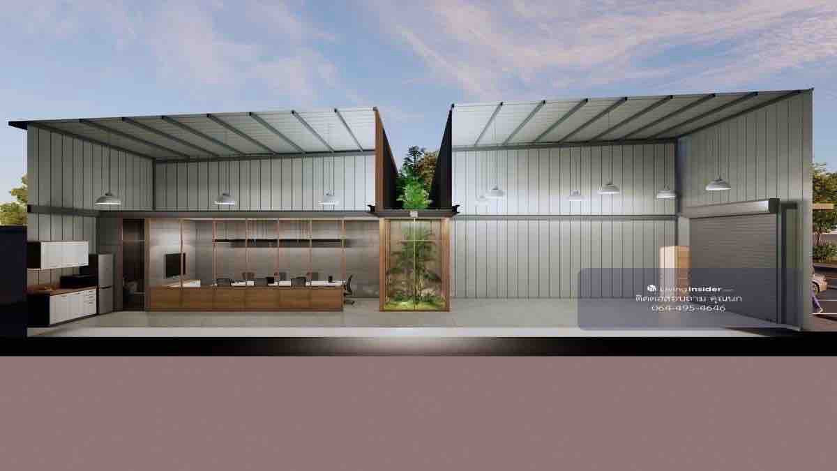 ให้เช่าโกดังพัฒนาการ ศรีนครินทร์ : ✅ โกดังกึ่งออฟฟิศ ดีไซน์เก๋ มี courtyard กลางห้อง ทำเลดี พร้อมใช้งาน!
จอดรถสะดวก เดินทางง่าย 
ติดรถไฟฟ้า สายสีเหลือง สถานีพัฒนาการ