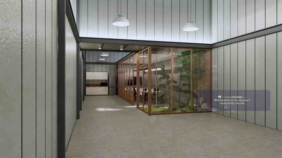 For RentWarehousePattanakan, Srinakarin : ✅ Warehouse, semi-office, chic design, has a courtyard in the middle of the room, good location, ready to use!
Convenient parking, easy travel 
Next to the Yellow Line, Phatthanakan Station.