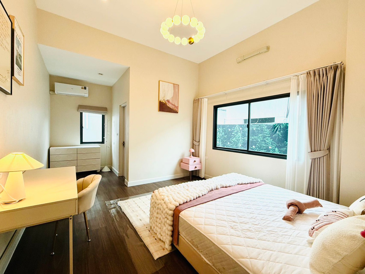 For RentHouseBangna, Bearing, Lasalle : Luxury detached house for rent, Bangkok Boulevard Bangna-Srinakarin. Large luxury detached house, LANAI Series, convenient for every trip!!