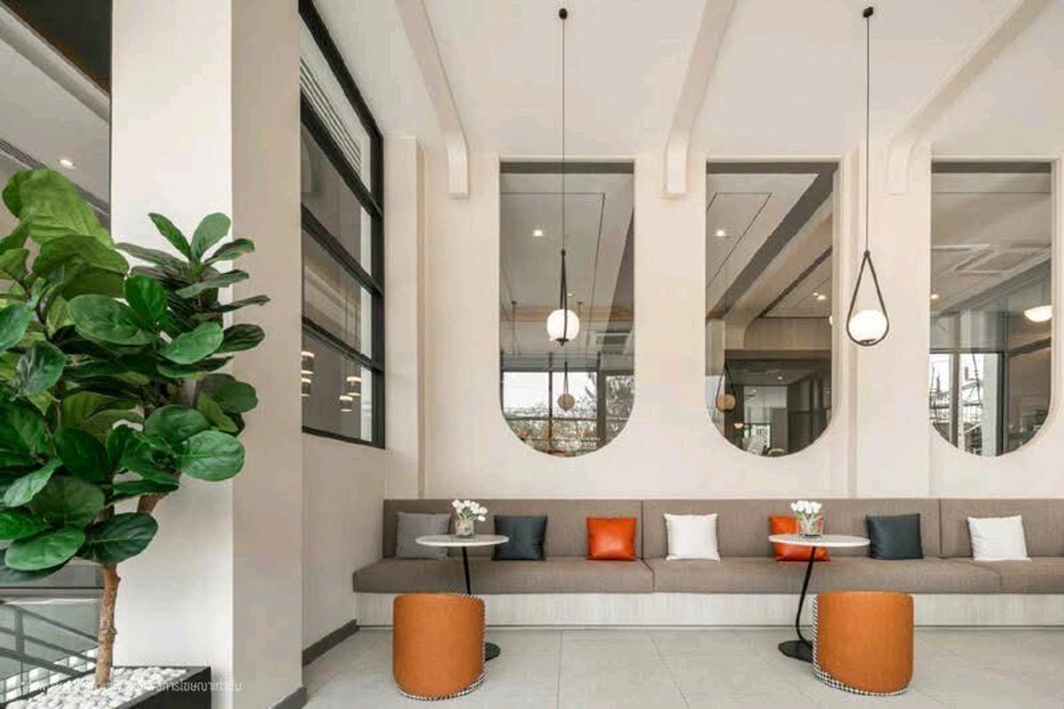 For RentCondoBangna, Bearing, Lasalle : ♦️♦️Condo for rent Blue Sukhumvit 105 (Blue Sukhumvit 105) 25 sq m., fully decorated, fully furnished, ready to move in.