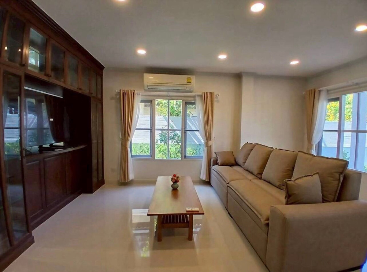 For RentHouseMin Buri, Romklao : 2-story detached house for rent, Perfect Place, Ramkhamhaeng 164, Minburi, Bangkok 10510