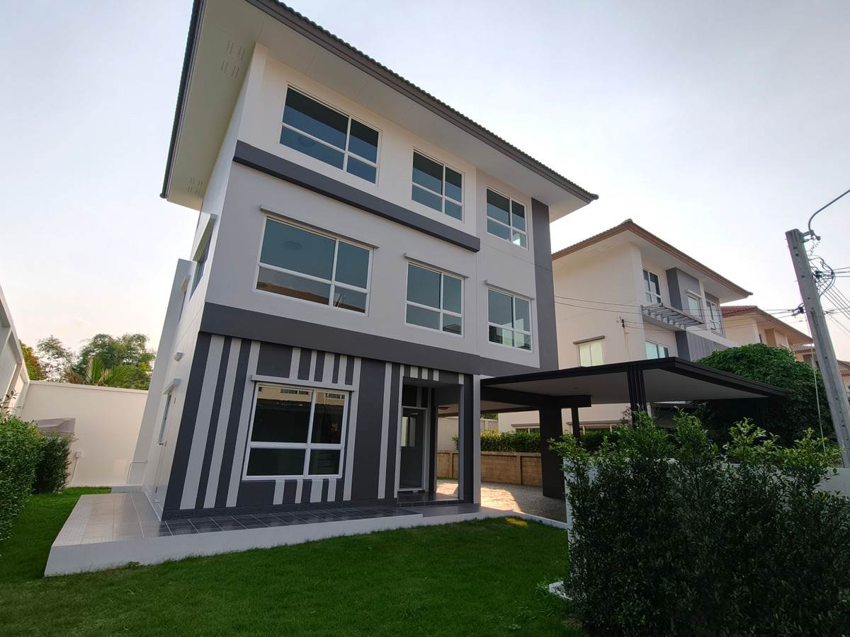 For SaleHouseRama5, Ratchapruek, Bangkruai : Single house Casa Premium Ratchapruek-Rama 5 (QHouse) near Central Westgate Bang Phlu BTS Station, behind the corner