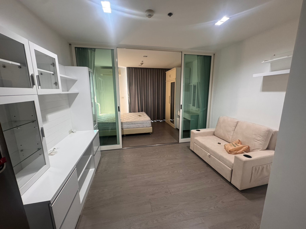 For RentCondoRama9, Petchburi, RCA : For rent, A space ID Asoke-Ratchada 1 bedroom, with automatic parking, near SWU Prasarnmit, MRT Rama 9