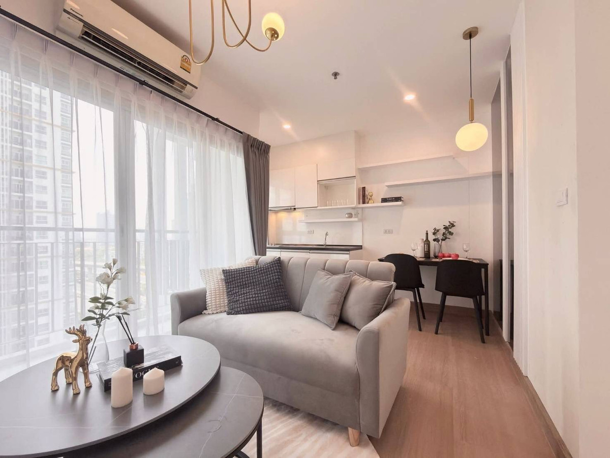 ให้เช่าคอนโดท่าพระ ตลาดพลู วุฒากาศ : ⭐️ The Parkland Taksin - Thapra  ⭐️ 1 ห้องนอน ห้องขนาด 34 ตร.ม. ชั้น 11 ตกแต่งอย่างดีพร้อมย้าย