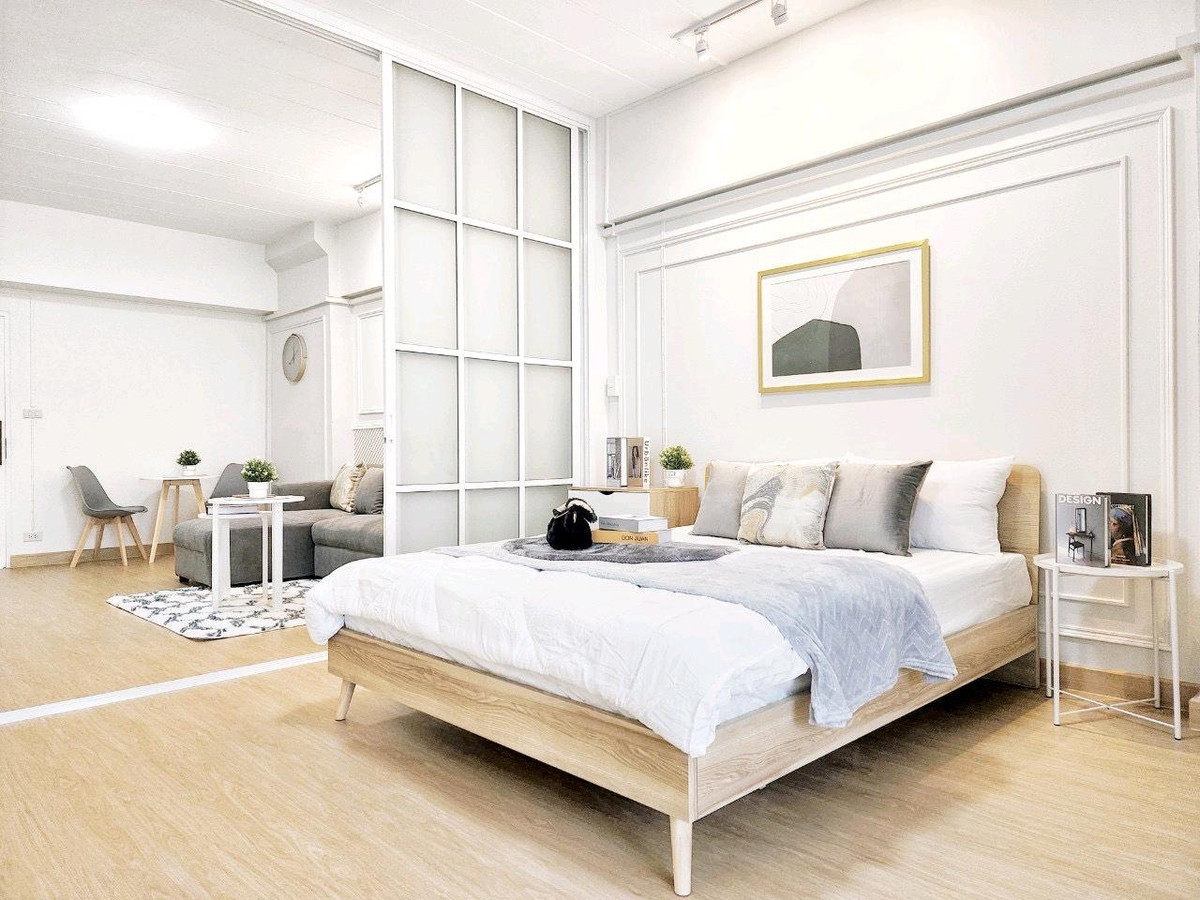 ขายคอนโดเสรีไทย-นิด้า : 🏙️ ปล่อยของดี! สุขาภิบาล 3 แมนชั่น ห้องกว้าง อยู่สบาย เหมือนอยู่บ้าน ใกล้ MRT แยกลำสาลี แบบเดินได้ 