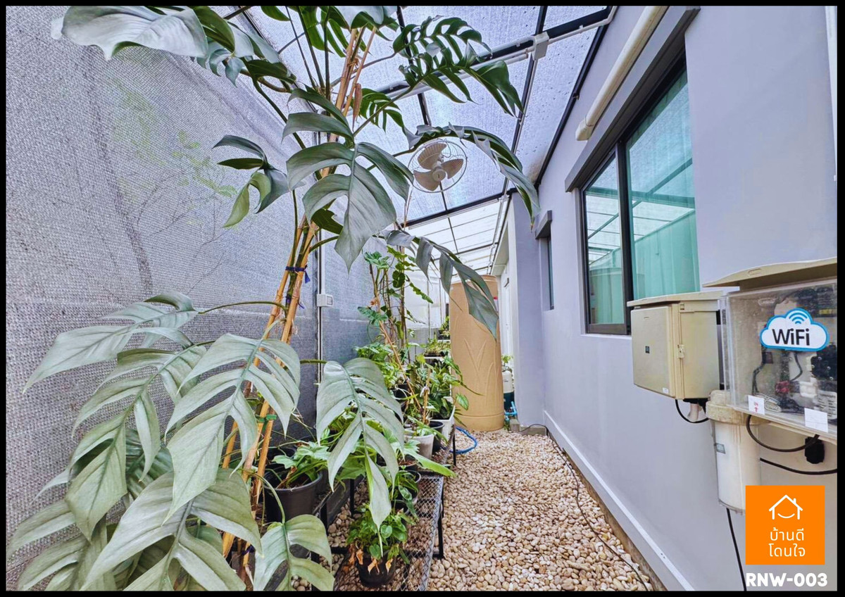 For RentNonthaburi, Bang Yai, Bangbuathong : Twin house for rent, Perfect Park Westgate (36.7 sq m.), 4 bedrooms, 3 bathrooms, ready to move in.