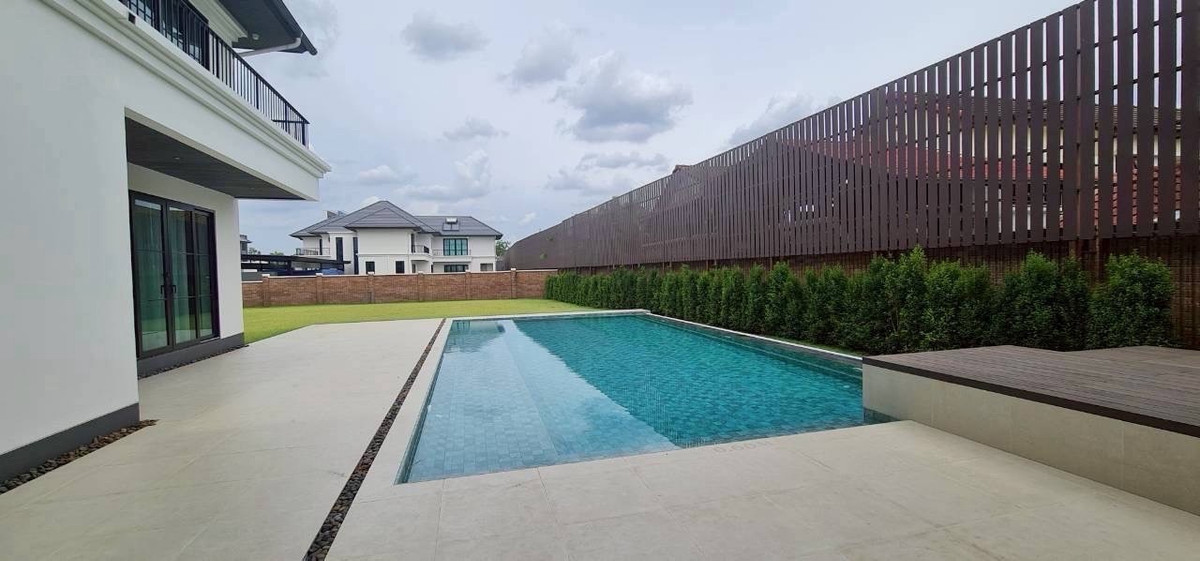 For RentHouseChaengwatana, Muangthong : Luxury Private Pool Villa Near ISB for Expat Families, Spacious Living, Ready April 2026
