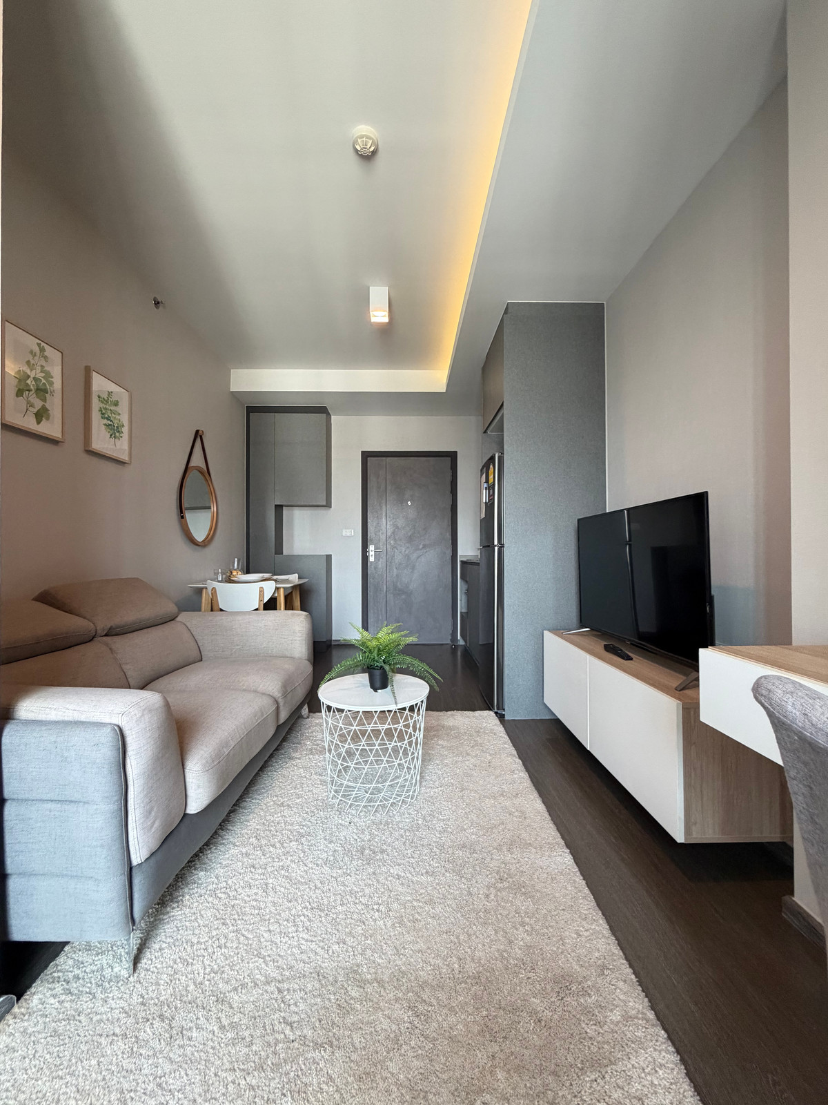 For RentCondoOnnut, Udomsuk : Ideo Sukhumvit 93 for rent, 1 bedroom, 37 sq m., with bathtub, king size bed.