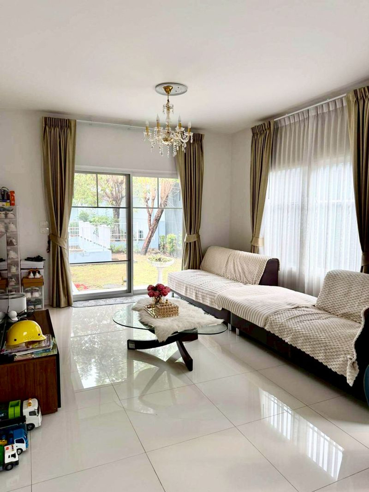 For SaleHousePhutthamonthon, Salaya : 2-story detached house for sale, Villaggio Village (Pinklao - Salaya), good location, near Mahidol University, area 56.6 square meters, 3 bedrooms, Sala Sala Subdistrict, Bang Kruai District, Nonthaburi Province.