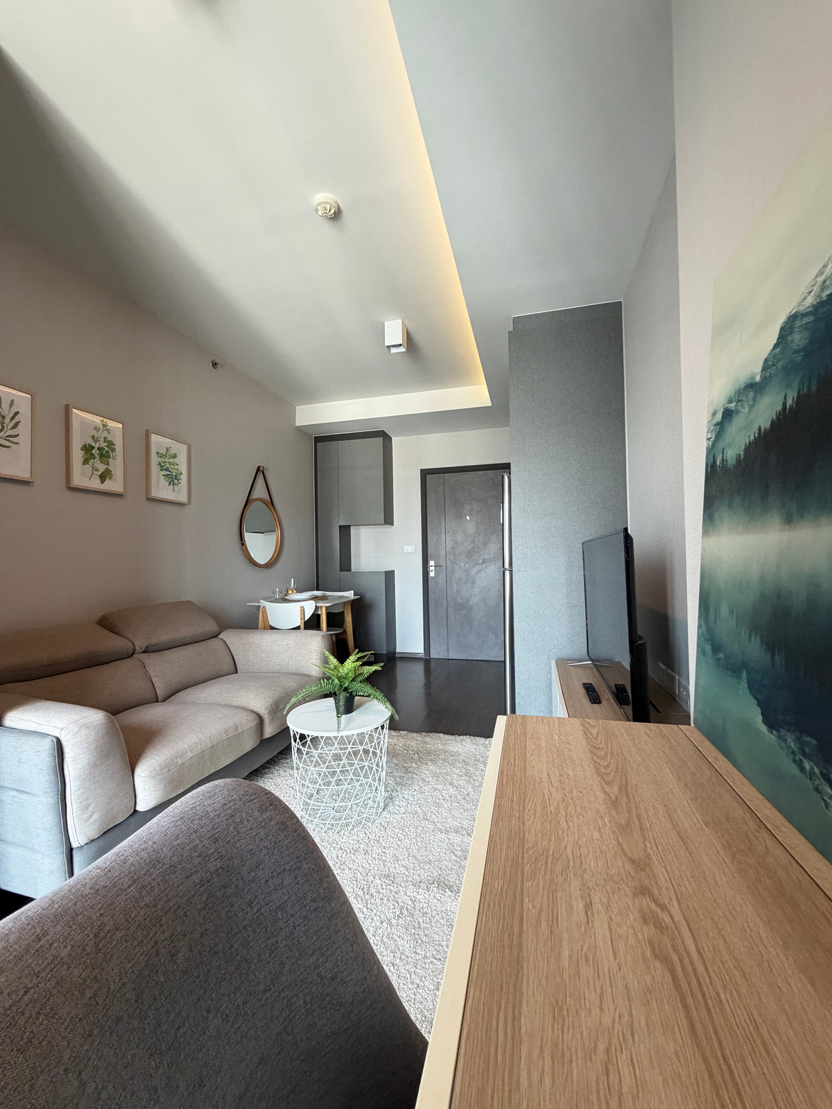 For RentCondoOnnut, Udomsuk : Ideo Sukhumvit 93 for rent, 1 bedroom, 37 sq m., with bathtub, king size bed.