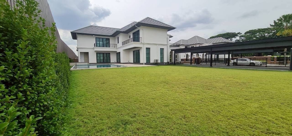 For RentHouseChaengwatana, Muangthong : Luxury Private Pool Villa Near ISB for Expat Families, Spacious Living, Ready April 2026
