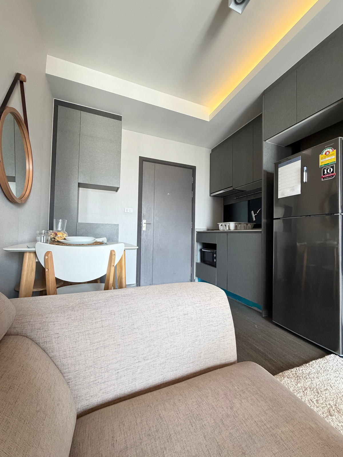 For RentCondoOnnut, Udomsuk : Ideo Sukhumvit 93 for rent, 1 bedroom, 37 sq m., with bathtub, king size bed.