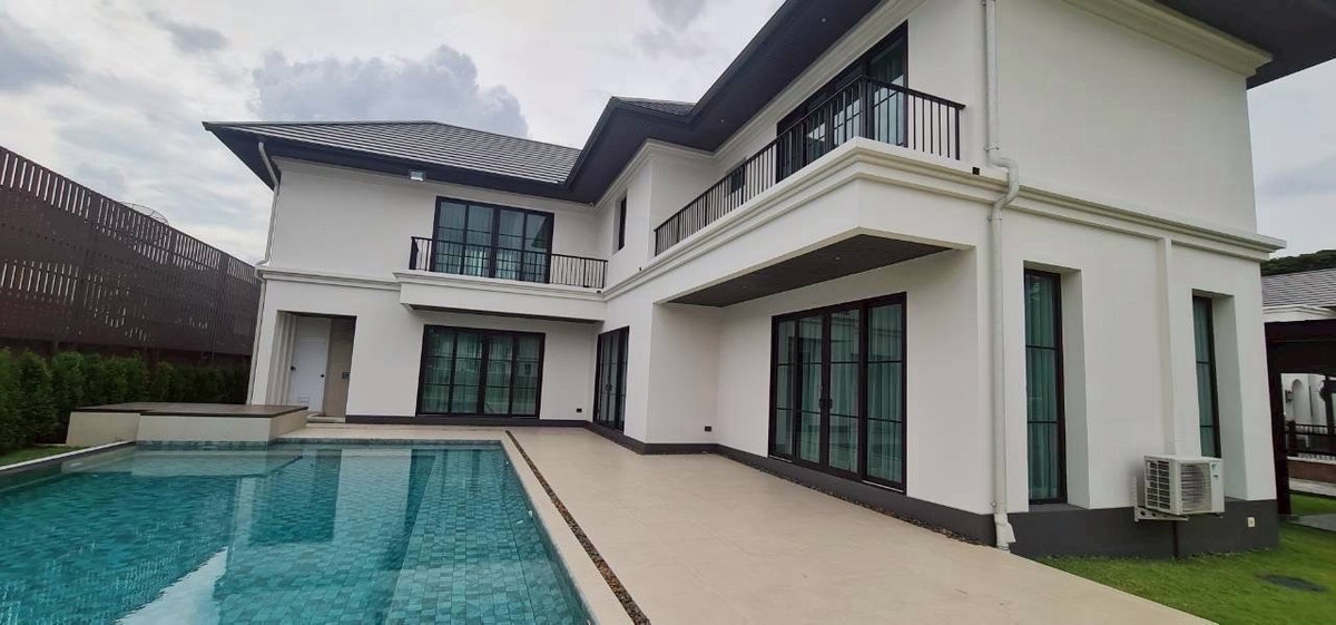 For RentHouseChaengwatana, Muangthong : Luxury Private Pool Villa Near ISB for Expat Families, Spacious Living, Ready April 2026
