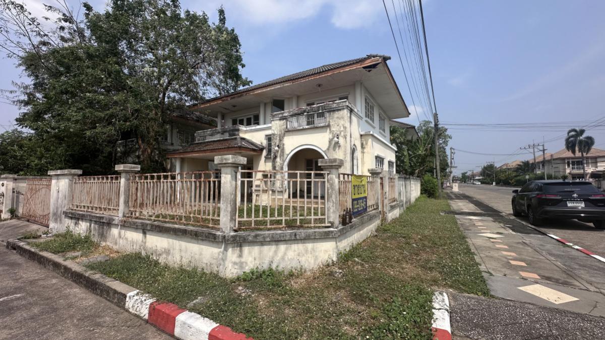 For SaleHousePathum Thani,Rangsit, Thammasat : For Sale House , Synthanee Grand View Rangsit Klong 5 , corner unit , wide frontage , Rangsit , Thanyaburi , Pathum Thani , CX-147265