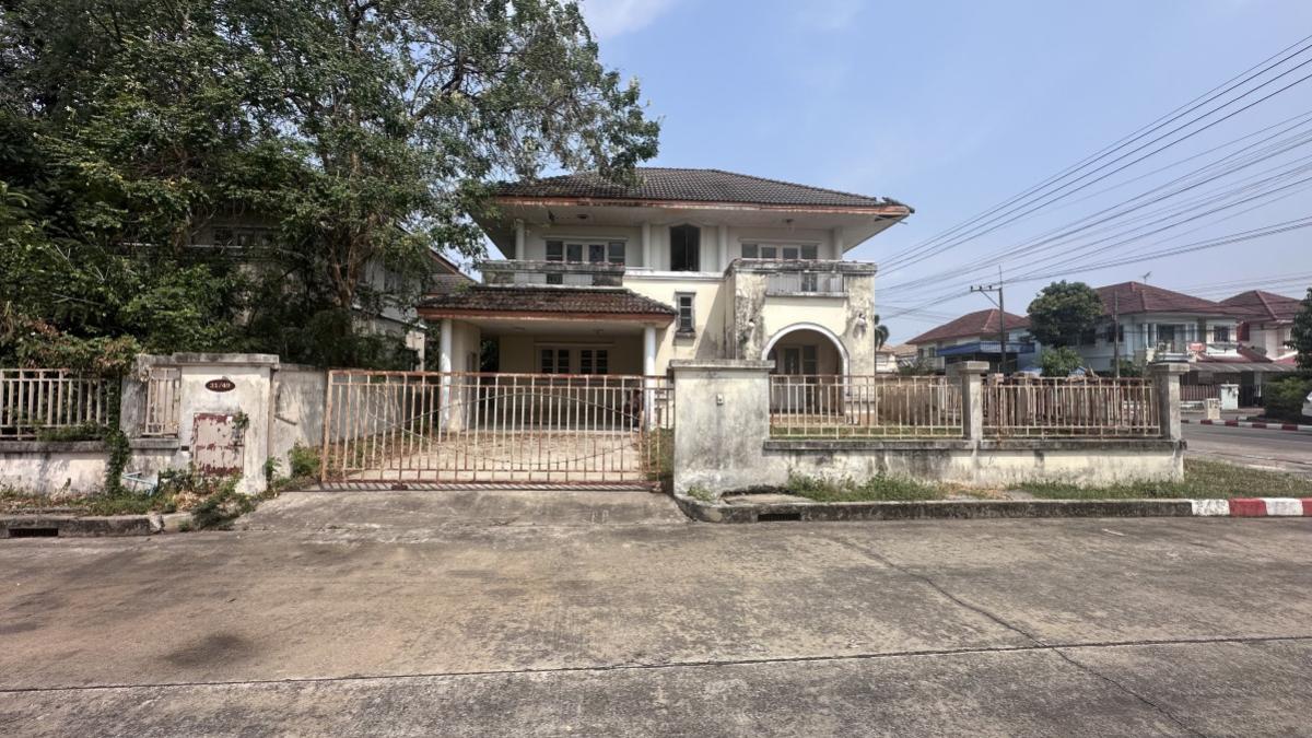 For SaleHousePathum Thani,Rangsit, Thammasat : For Sale House , Synthanee Grand View Rangsit Klong 5 , corner unit , wide frontage , Rangsit , Thanyaburi , Pathum Thani , CX-147265
