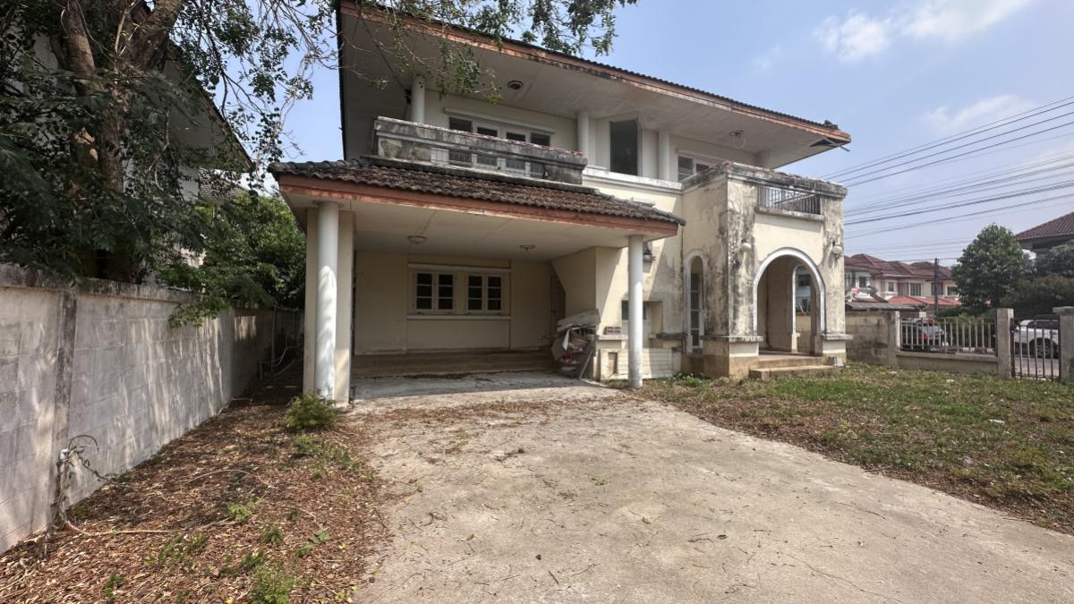 For SaleHousePathum Thani,Rangsit, Thammasat : For Sale House , Synthanee Grand View Rangsit Klong 5 , corner unit , wide frontage , Rangsit , Thanyaburi , Pathum Thani , CX-147265