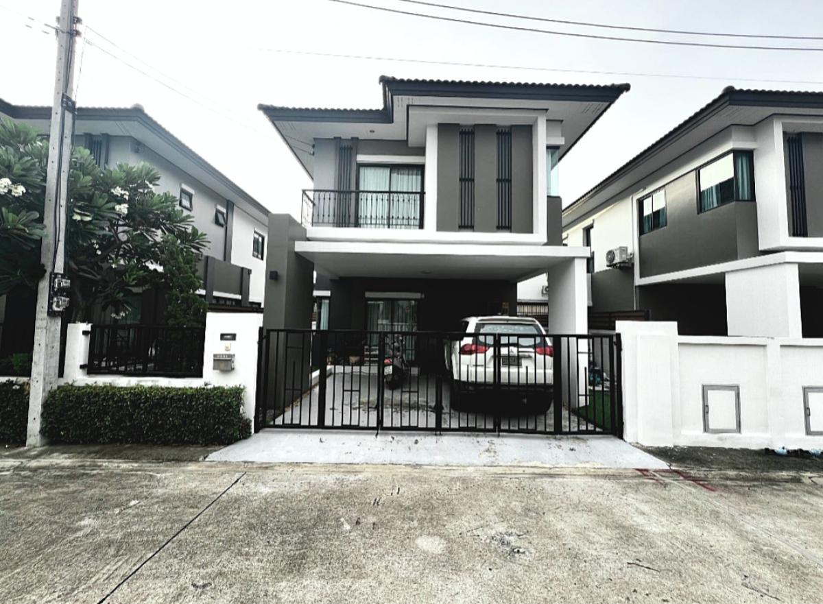 For SaleHouseNakhon Pathom : For Sale House , BaanFah Greennery TIWA Pinklao-Sai 5 , wide frontage , Bang Krathuek , Sam Phran , Nakhon Pathom , CX-147799