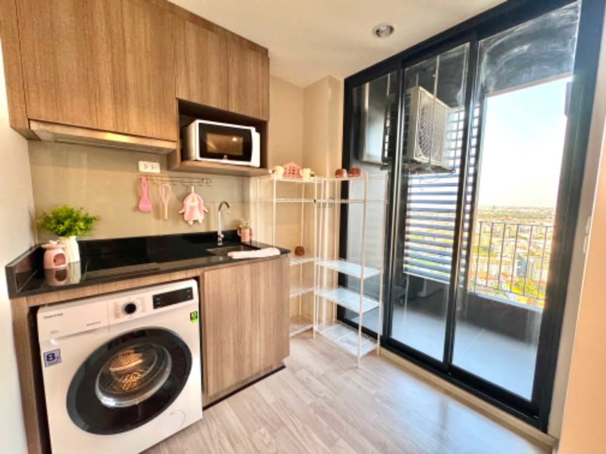 For RentCondoBangna, Bearing, Lasalle : For Rent ✨ IDEO Mobi Sukhumvit Eastpoint ✨ Near BTS Bang Na. Fully furnished with appliances.