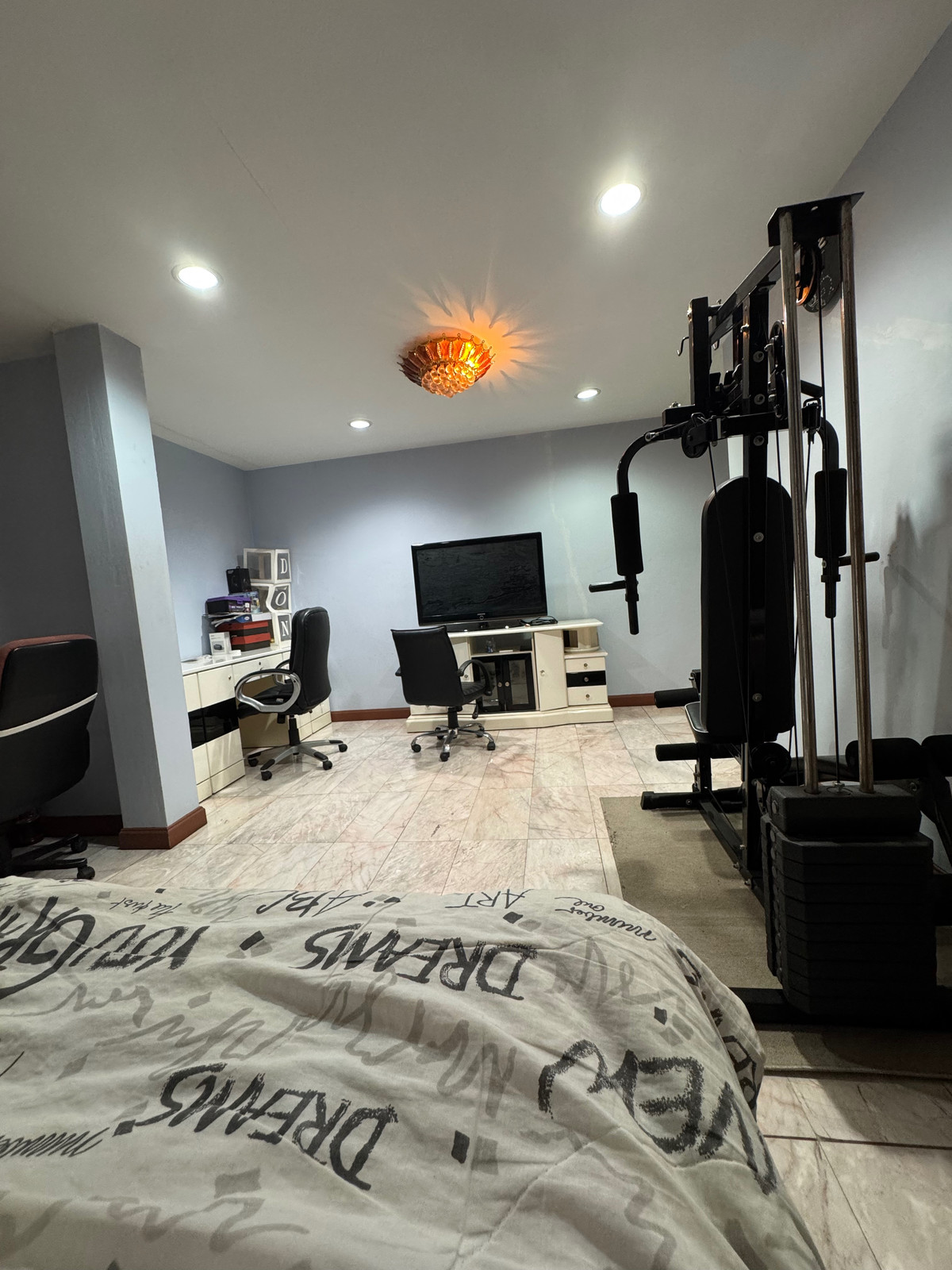 Home OfficeEakachai, Bang Bon : Massive Garden & 1st Floor Luxury Office | 5BR Detached House in Thawatphong Village BangBon5 | Luxuriously Furnished