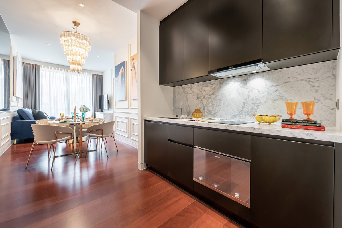 For RentCondoSukhumvit, Asoke, Thonglor : Luxury condo in Thonglor near BTS, 50 sq.m. with swimming pool and fitnessRent for only 65,000 per month EB-33122 Hurry to book before it's gone!