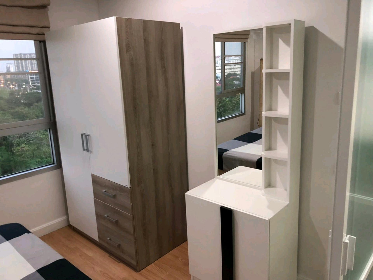 For RentCondoRamkhamhaeng, Hua Mak : ✨ Beautiful room, good location, good price, close to the BTS, only 800 meters ✨ Available, ready to move in on April 1, 2026.