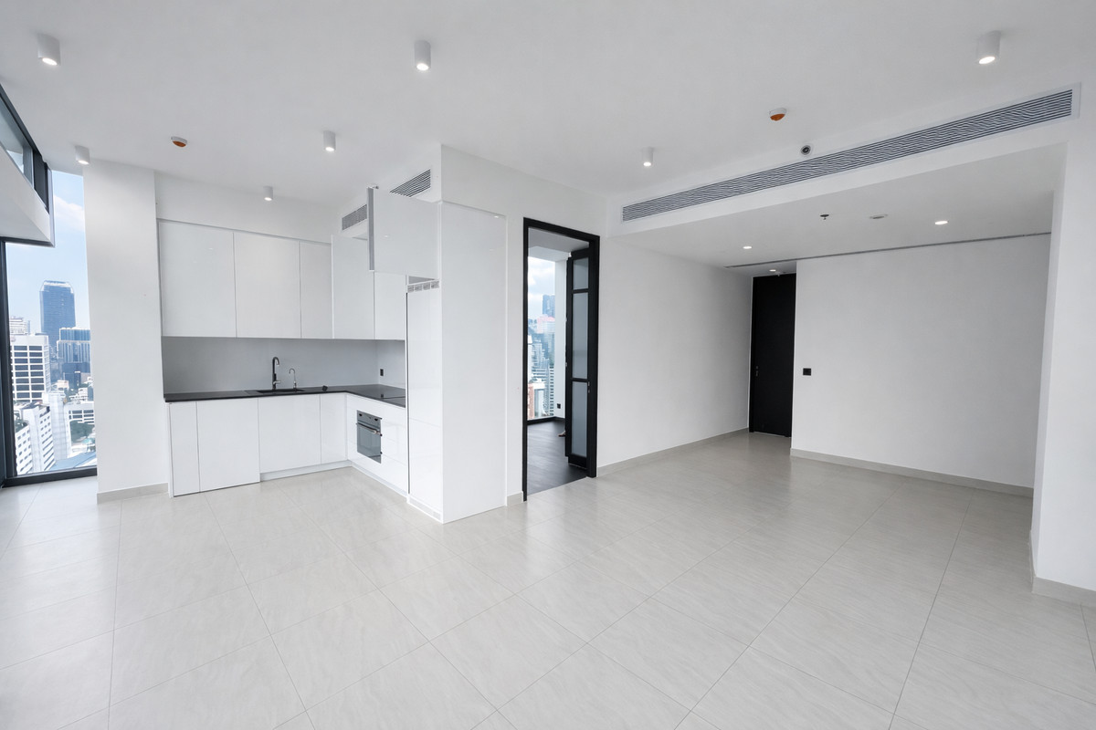 For SaleCondoSathorn, Narathiwat : Tait Sathorn 12 / 2 Bedrooms (SALE WITH TENENT), Tait Sathorn Twelve / 2 bedrooms (sale with tenant) PT068