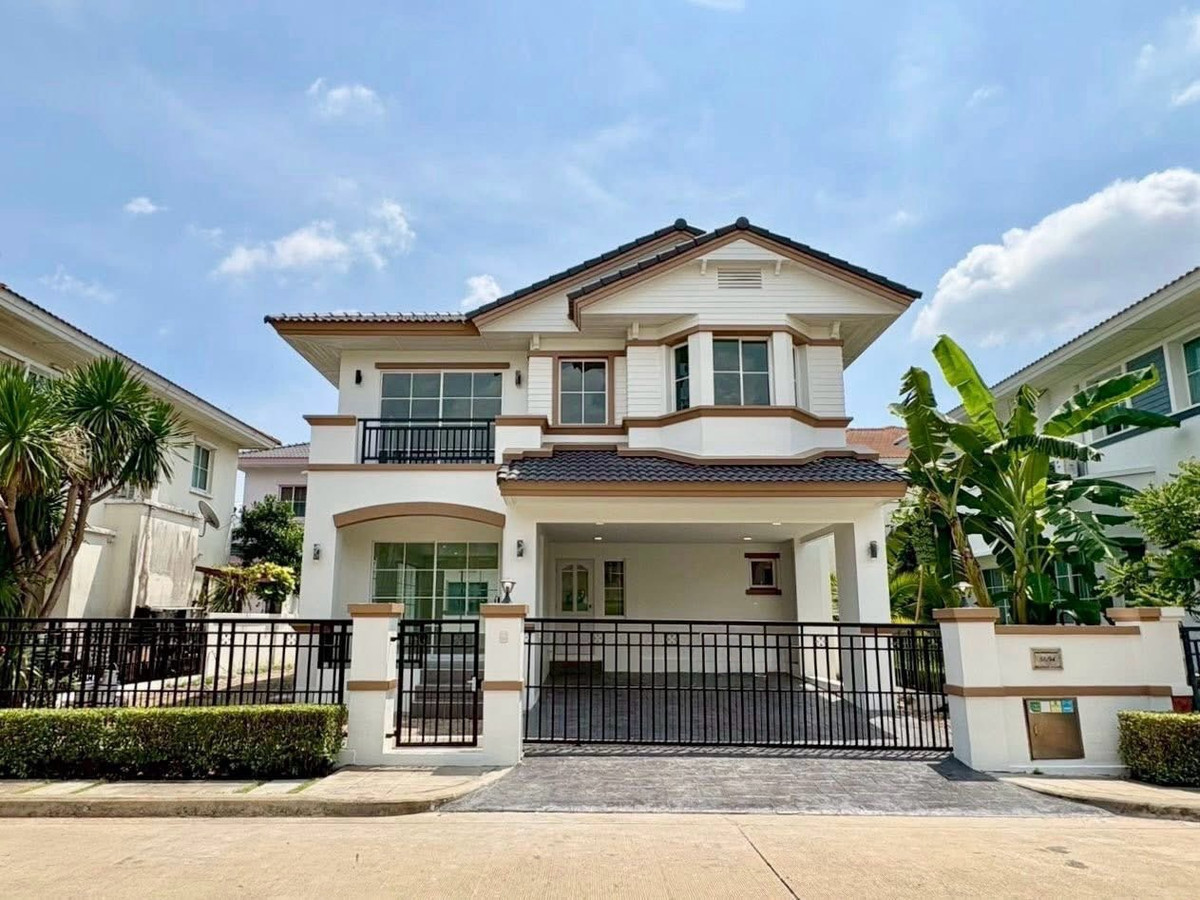 ขายบ้านพระราม 5 ราชพฤกษ์ บางกรวย : ขายด่วน หลุดจอง บ้านเดี่ยวรีโนเวทใหม่ทั้งหลัง โครงการมัณฑนา ปิ่นเกล้า–พระราม 5