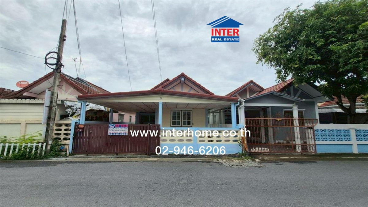 For SaleHouseMin Buri, Romklao : Single house, 1 floor, 30 sq m, Phibunsap Village 1. Soi Liapwaree 27 Suwinthawong Road, Liapwaree Road, Nong Chok District, Bangkok
