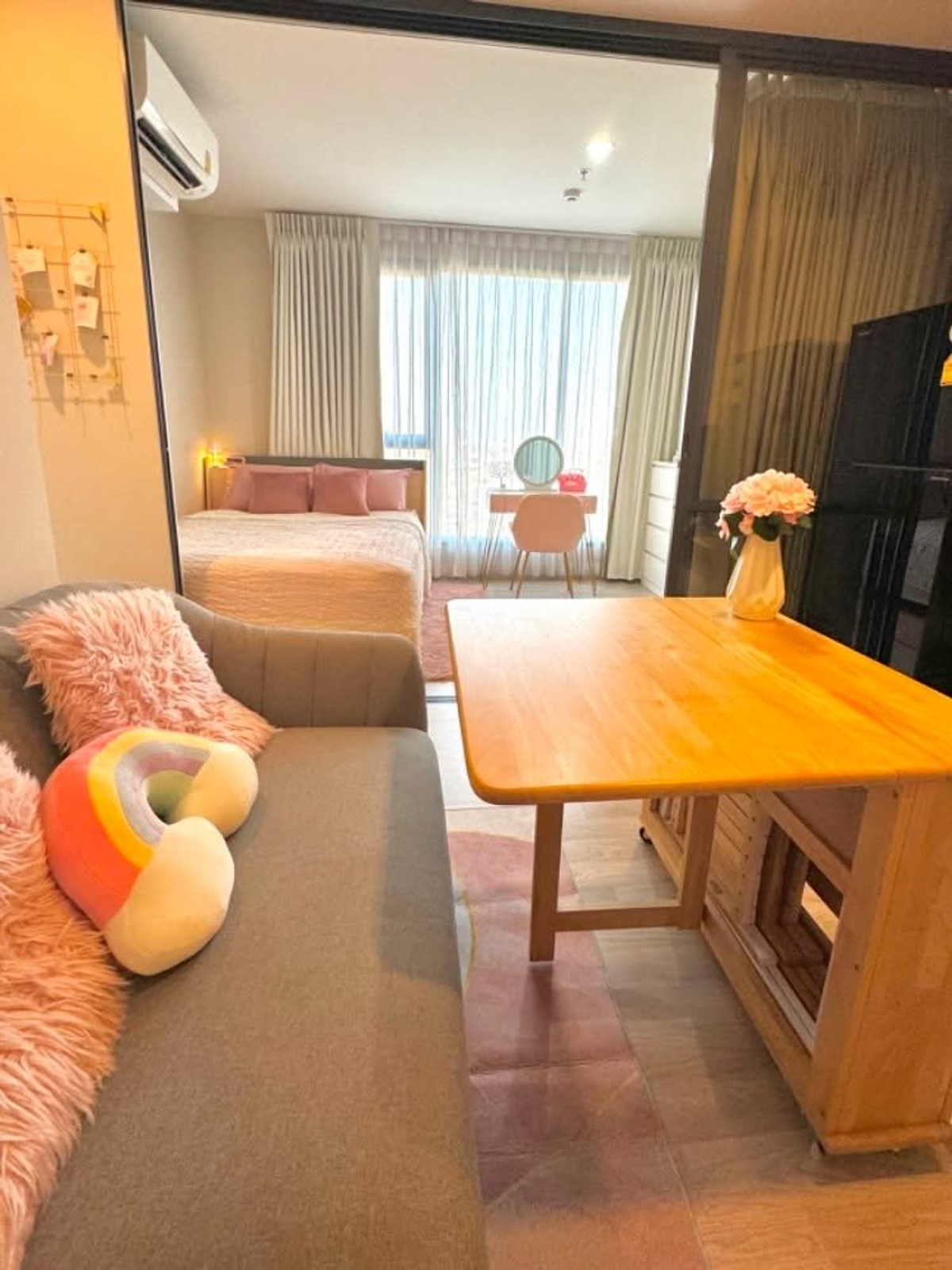 For RentCondoBangna, Bearing, Lasalle : For Rent ✨ IDEO Mobi Sukhumvit Eastpoint ✨ Near BTS Bang Na. Fully furnished with appliances.