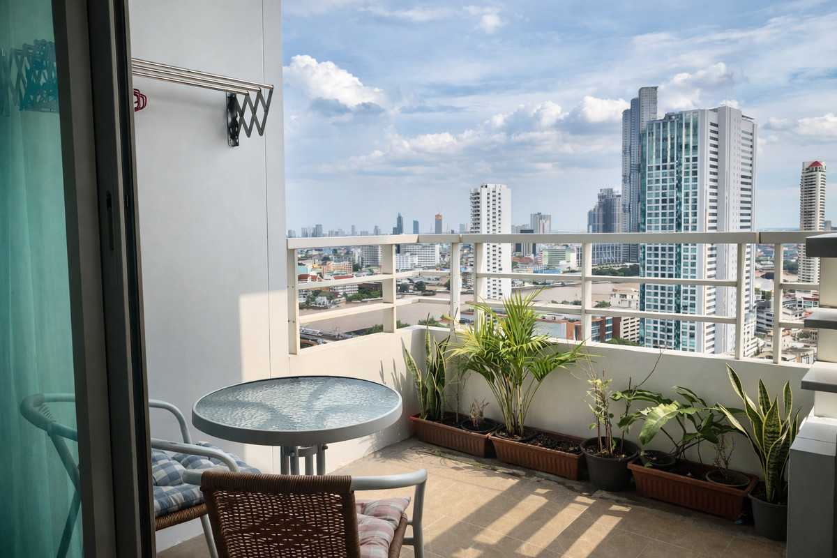 For SaleCondoWongwianyai, Charoennakor : The Light House Sathorn - Chareonnakorn / 1 Bedroom (FOR SALE), The Light House Sathorn - Chareonnakorn / 1 Bedroom (For Sale) PT087