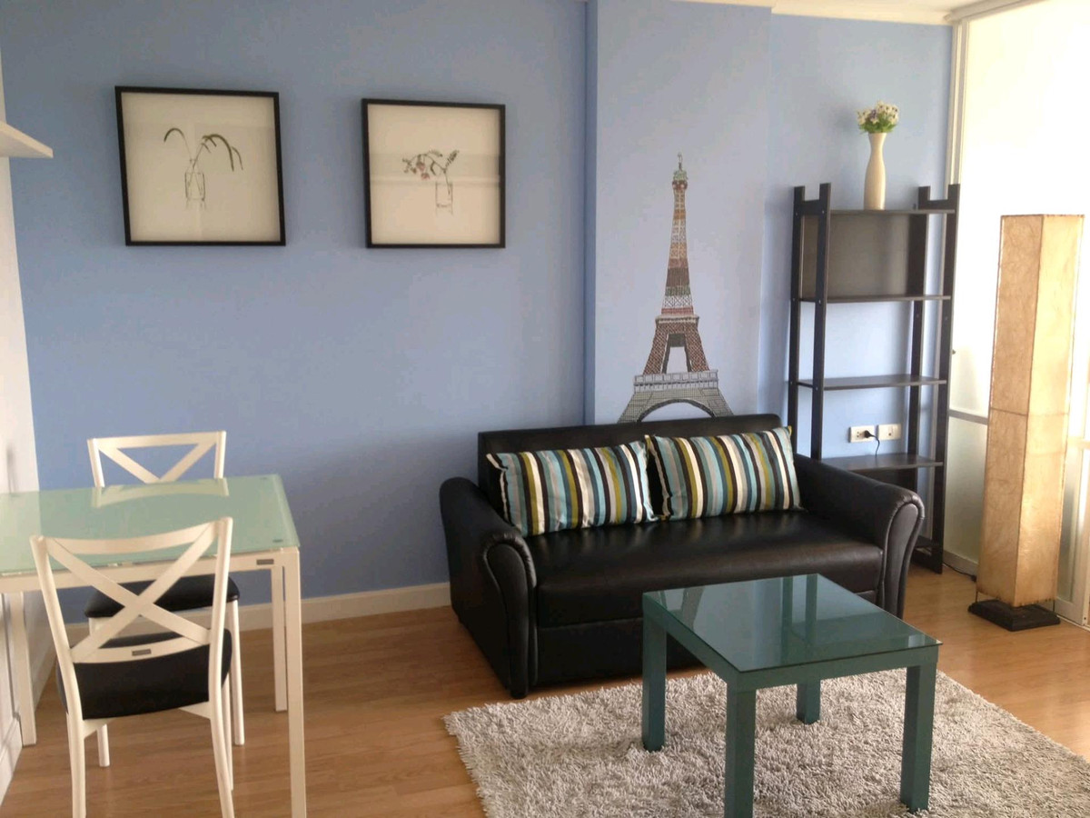 For RentCondoRamkhamhaeng, Hua Mak : ✨ Beautiful room, good location, good price, close to the BTS, only 800 meters ✨ Available, ready to move in on April 1, 2026.