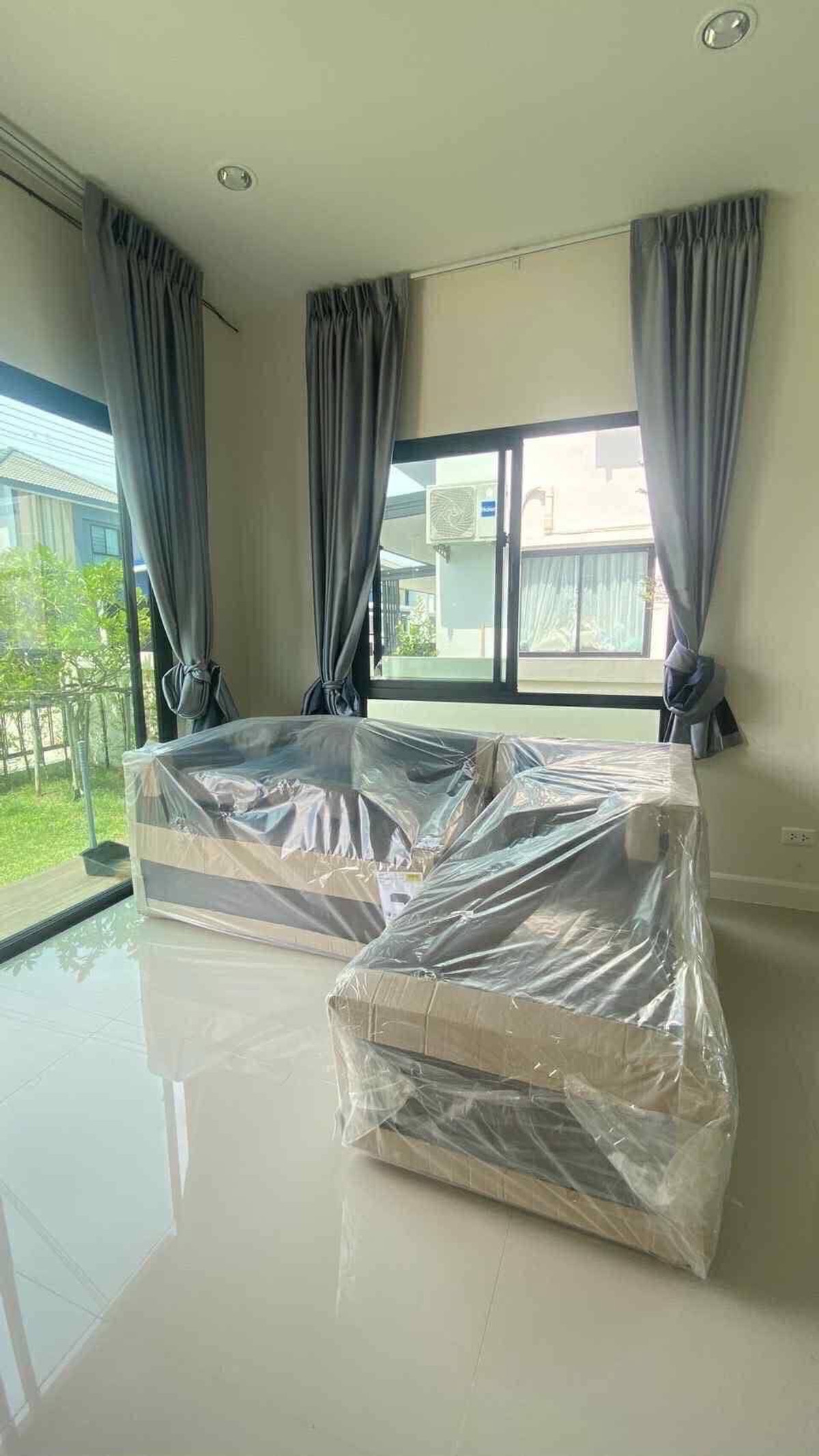 For RentHousePathum Thani,Rangsit, Thammasat : ✅ Large, luxurious detached house ✅ CPN Nin Village, Wongwaen-Lam Luk Ka, Khlong 6 (BTS Khu Khot)