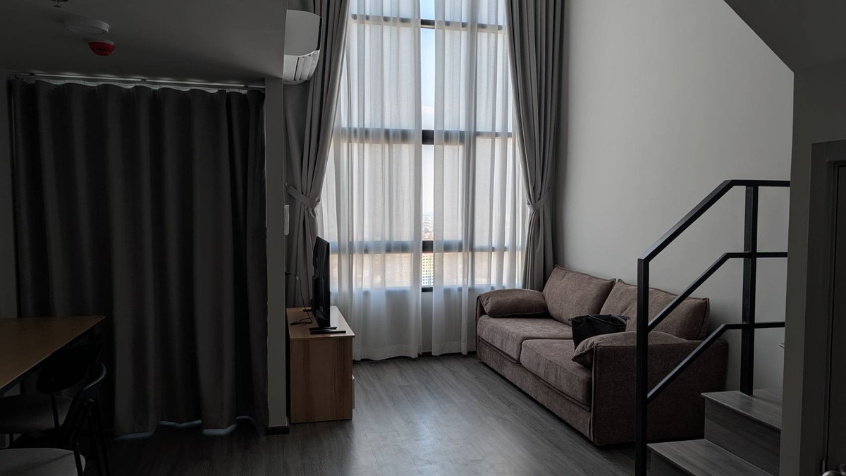 ให้เช่าคอนโดเสรีไทย-นิด้า : ให้เช่าคอนโด Ideo Ramkhamhaeng - Lamsali Station ห้องใหม่เอี่ยมไม่เคยปล่อยเช่ามาก่อน!