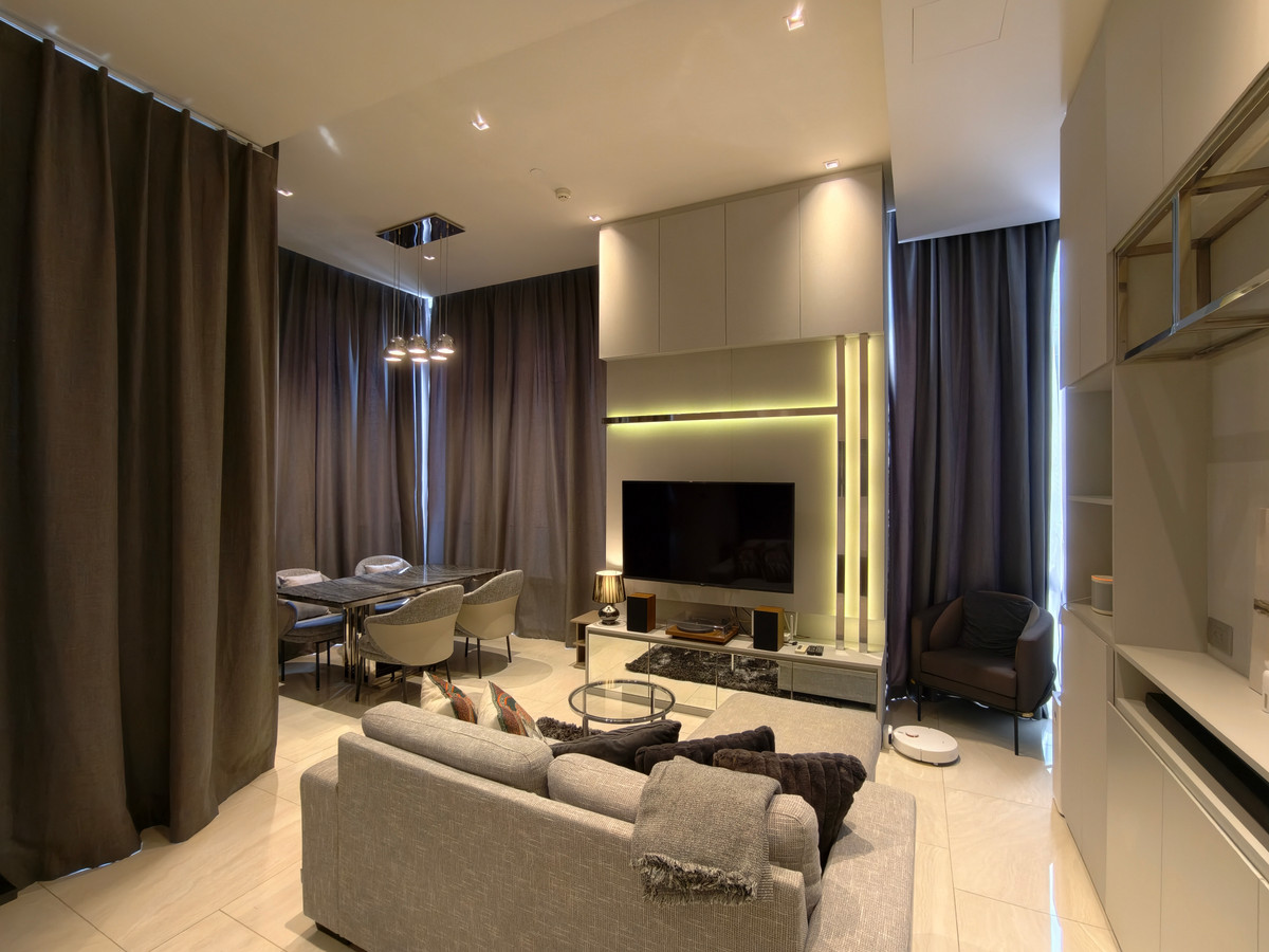 For RentCondoSilom, Saladaeng, Bangrak : ✨ High Floor | Mahanakhon View -- 2 beds