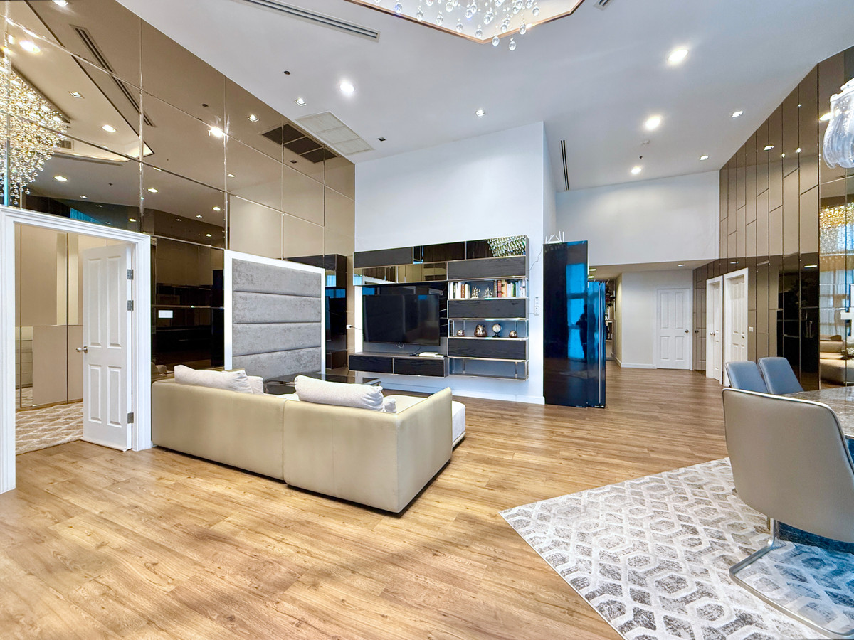 ให้เช่าคอนโดพระราม 9 เพชรบุรีตัดใหม่ RCA : 🚀 Belle Grand พระราม9 - 147ตรม. 2นอน2น้ำ Penthouse Clip(4K) 092-545-6151 (ทีม)