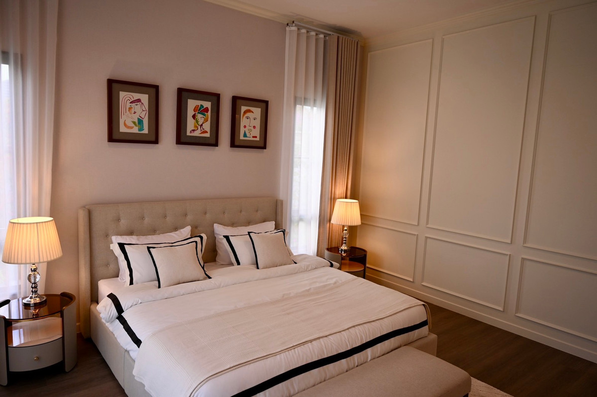 For RentHouseBangna, Bearing, Lasalle : Single house for rent, Setthasiri Bangna Km.10 280,000 baht.