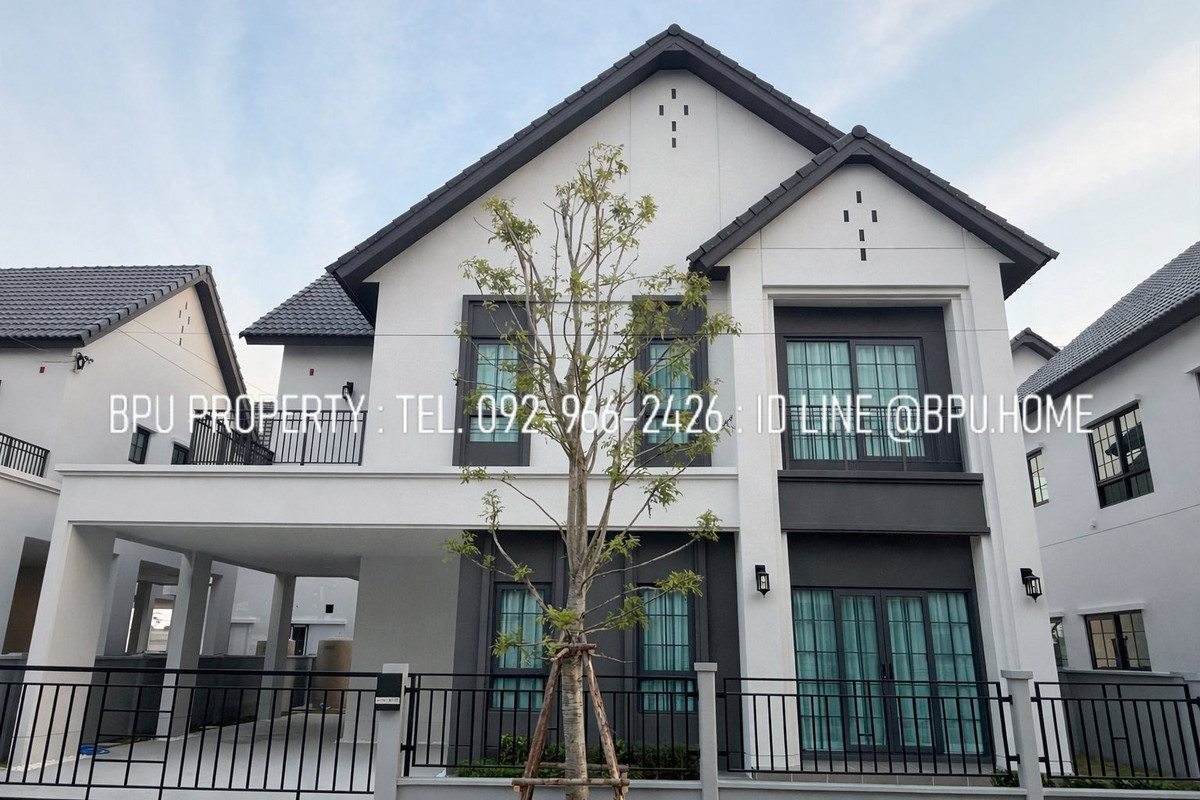 For RentHouseBangna, Bearing, Lasalle : ** 4 Bedrooms Single House for Rent ** Centro Bangna Near Mega Bangna (New Project Phase 2)