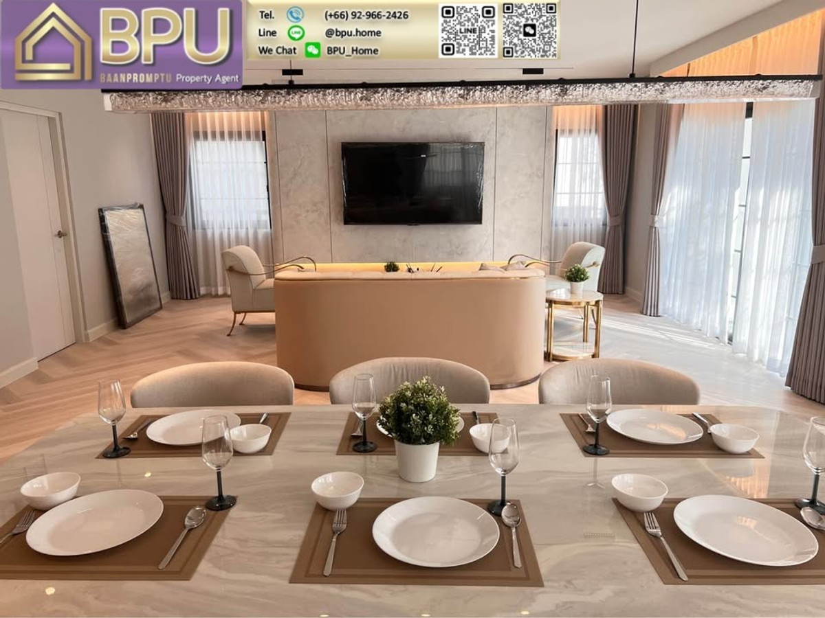 For RentHouseBangna, Bearing, Lasalle : ** 4 Bedrooms Single House for Rent ** Centro Bangna Near Mega Bangna (New Project Phase 2)