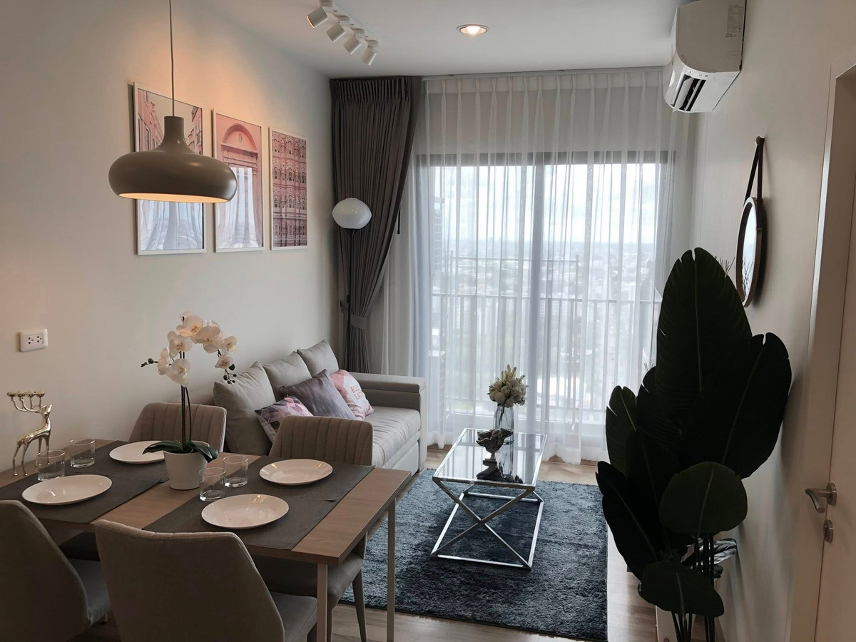 For RentCondoBangna, Bearing, Lasalle : 🌿Niche Mono Sukhumvit Bearing – 2 Bedroom Condo for Rent | High Floor✨
