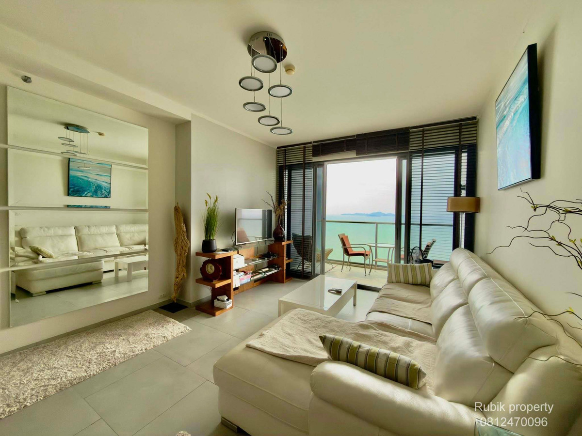 For SaleCondoPattaya, Bangsaen, Chonburi : 🌊 Condo for sale Zire Wongamat – high floor, panoramic sea view RB1696