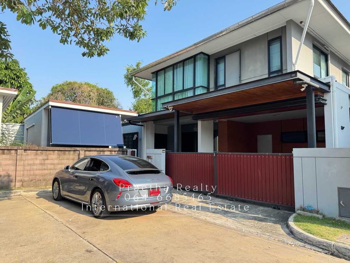 For RentHousePinklao, Charansanitwong : urgent!! Cheapest in this area, new, spacious, beautifully decorated with built-ins. Single house for rent, corner unit, Setthasiri Village. Charan-Pinklao, beautifully decorated, cheapest rental in the project 
 
 For rent, only 49,000 baht/month. This p