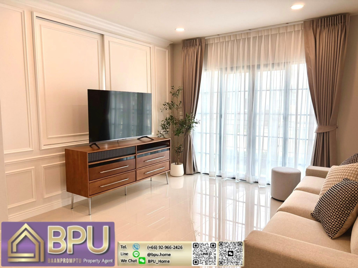 For RentHouseBangna, Bearing, Lasalle : ** 4 Bedrooms Single House for Rent ** Centro Bangna Near Mega Bangna (New Project Phase 2)