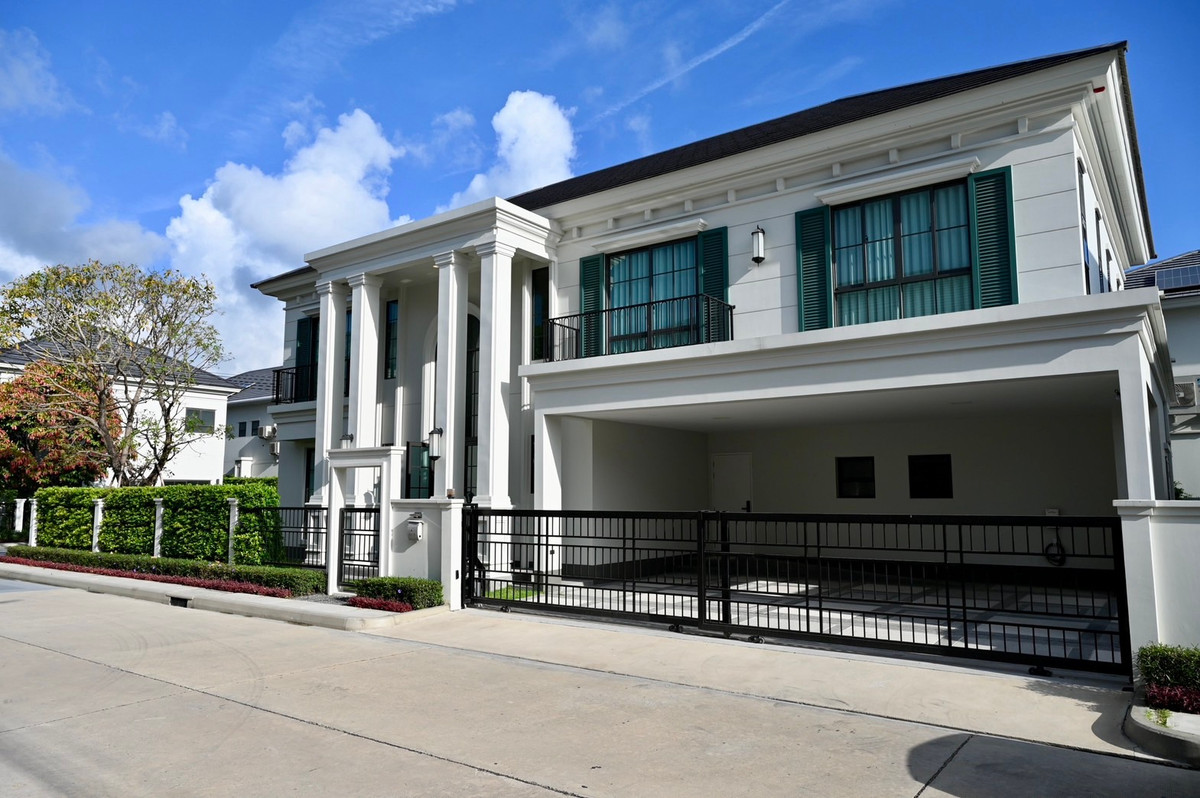 For RentHouseBangna, Bearing, Lasalle : Single house for rent, Setthasiri Bangna Km.10 280,000 baht.