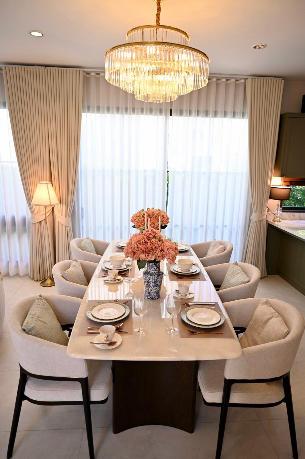 For RentHouseBangna, Bearing, Lasalle : Single house for rent, Setthasiri Bangna Km.10 280,000 baht.